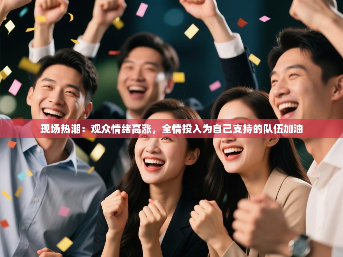 现场热潮：观众情绪高涨，全情投入为自己支持的队伍加油
